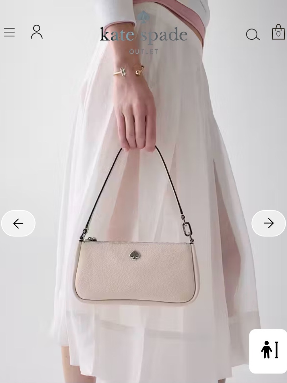 kate spade Mini Shoulder Bag in Pale Blush - Picture 2 of 7